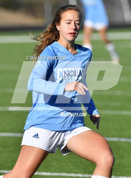 Thumbnail 2 in Odessa @ Nolan Catholic (National Elite Prep Showcase) photogallery.