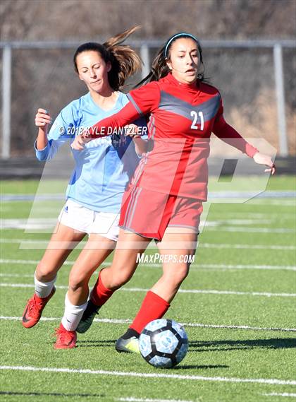 Thumbnail 1 in Odessa @ Nolan Catholic (National Elite Prep Showcase) photogallery.