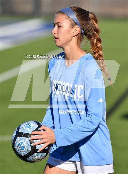 Thumbnail 2 in Odessa @ Nolan Catholic (National Elite Prep Showcase) photogallery.