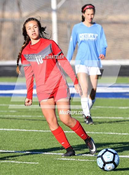 Thumbnail 1 in Odessa @ Nolan Catholic (National Elite Prep Showcase) photogallery.