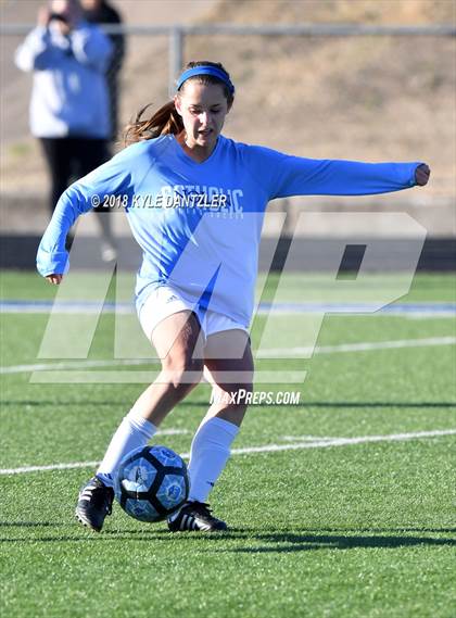 Thumbnail 1 in Odessa @ Nolan Catholic (National Elite Prep Showcase) photogallery.