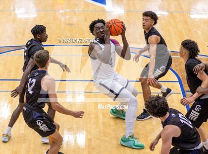Thumbnail 1 in Mt. Zion Prep Academy vs. Corner Canyon (5 for the Fight National Hoopfest) photogallery.