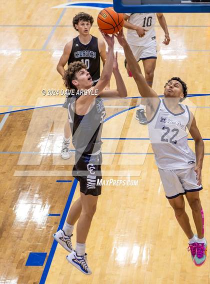 Thumbnail 2 in Mt. Zion Prep Academy vs. Corner Canyon (5 for the Fight National Hoopfest) photogallery.