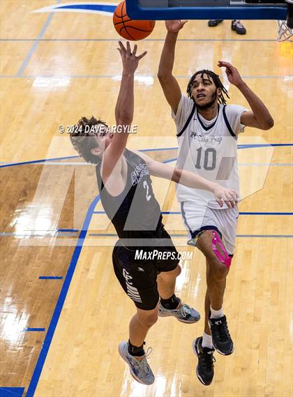 Thumbnail 2 in Mt. Zion Prep Academy vs. Corner Canyon (5 for the Fight National Hoopfest) photogallery.