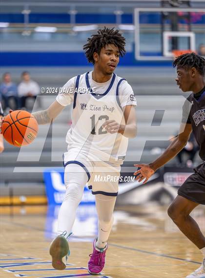 Thumbnail 1 in Mt. Zion Prep Academy vs. Corner Canyon (5 for the Fight National Hoopfest) photogallery.