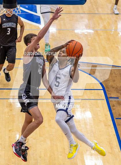 Thumbnail 3 in Mt. Zion Prep Academy vs. Corner Canyon (5 for the Fight National Hoopfest) photogallery.