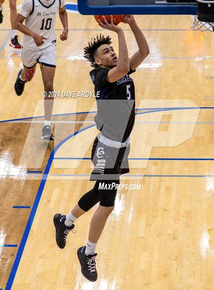 Thumbnail 1 in Mt. Zion Prep Academy vs. Corner Canyon (5 for the Fight National Hoopfest) photogallery.