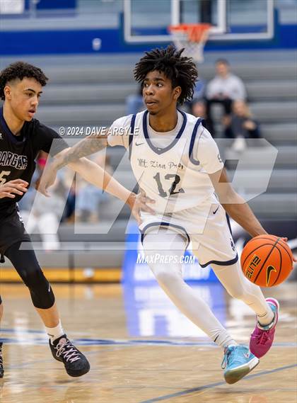 Thumbnail 2 in Mt. Zion Prep Academy vs. Corner Canyon (5 for the Fight National Hoopfest) photogallery.