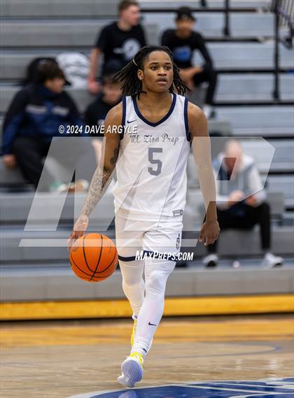 Thumbnail 3 in Mt. Zion Prep Academy vs. Corner Canyon (5 for the Fight National Hoopfest) photogallery.
