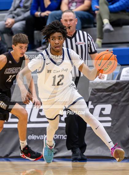 Thumbnail 1 in Mt. Zion Prep Academy vs. Corner Canyon (5 for the Fight National Hoopfest) photogallery.
