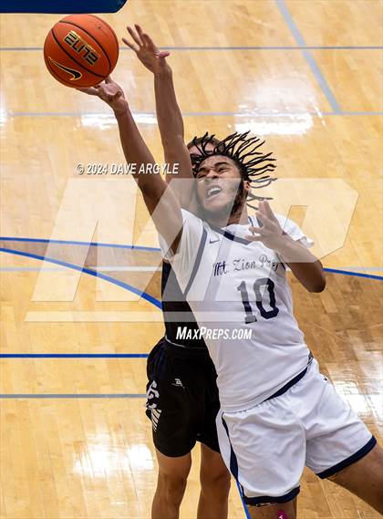 Thumbnail 3 in Mt. Zion Prep Academy vs. Corner Canyon (5 for the Fight National Hoopfest) photogallery.
