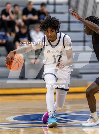 Thumbnail 3 in Mt. Zion Prep Academy vs. Corner Canyon (5 for the Fight National Hoopfest) photogallery.