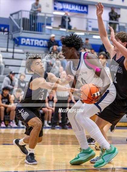 Thumbnail 1 in Mt. Zion Prep Academy vs. Corner Canyon (5 for the Fight National Hoopfest) photogallery.