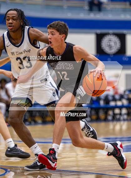 Thumbnail 2 in Mt. Zion Prep Academy vs. Corner Canyon (5 for the Fight National Hoopfest) photogallery.