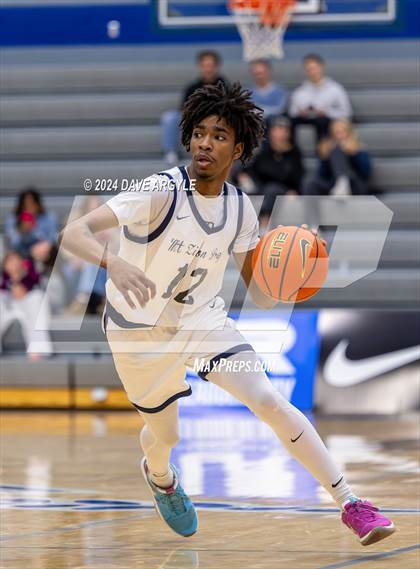 Thumbnail 1 in Mt. Zion Prep Academy vs. Corner Canyon (5 for the Fight National Hoopfest) photogallery.