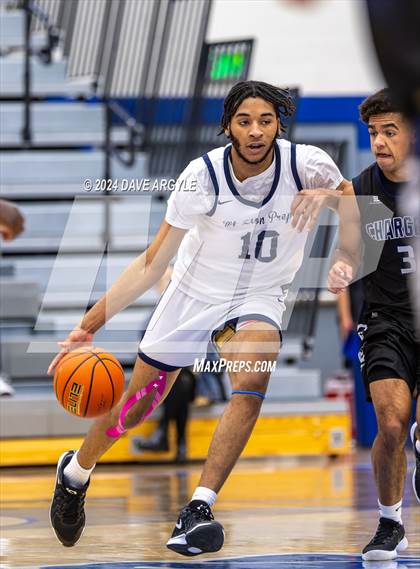 Thumbnail 3 in Mt. Zion Prep Academy vs. Corner Canyon (5 for the Fight National Hoopfest) photogallery.