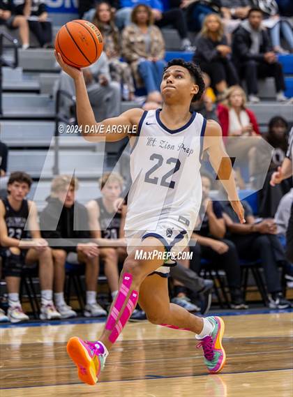 Thumbnail 1 in Mt. Zion Prep Academy vs. Corner Canyon (5 for the Fight National Hoopfest) photogallery.