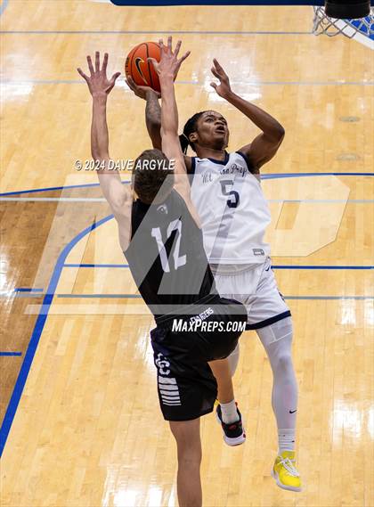 Thumbnail 1 in Mt. Zion Prep Academy vs. Corner Canyon (5 for the Fight National Hoopfest) photogallery.