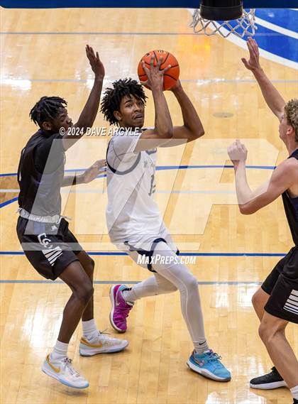 Thumbnail 3 in Mt. Zion Prep Academy vs. Corner Canyon (5 for the Fight National Hoopfest) photogallery.