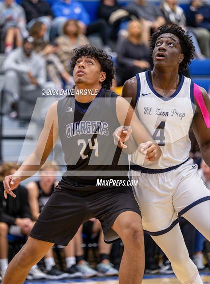 Thumbnail 2 in Mt. Zion Prep Academy vs. Corner Canyon (5 for the Fight National Hoopfest) photogallery.