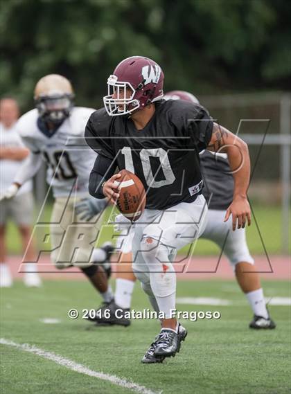 Thumbnail 2 in Wayne Hills @ Hackensack (Scrimmage) photogallery.