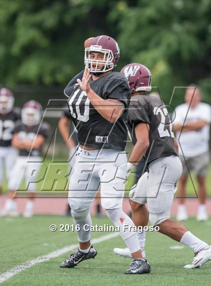 Thumbnail 3 in Wayne Hills @ Hackensack (Scrimmage) photogallery.