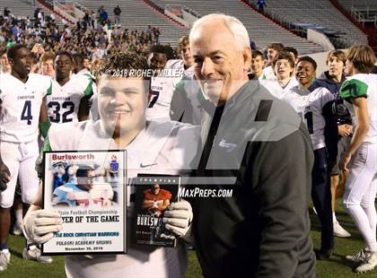 Thumbnail 3 in Little Rock Christian Academy vs. Pulaski Academy (AAA 5A Final) photogallery.