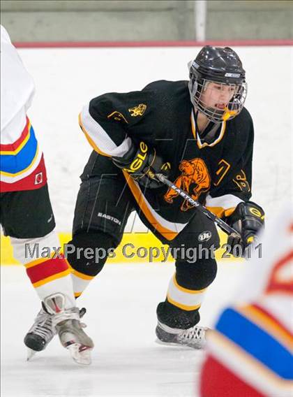 Thumbnail 1 in St. Croix Valley (River Falls) vs Eveleth-Gilbert (Schwan Cup) photogallery.