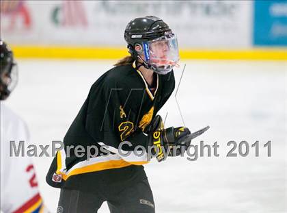 Thumbnail 2 in St. Croix Valley (River Falls) vs Eveleth-Gilbert (Schwan Cup) photogallery.