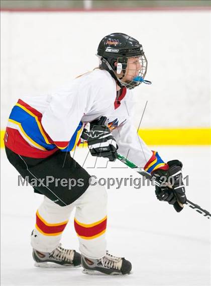 Thumbnail 1 in St. Croix Valley (River Falls) vs Eveleth-Gilbert (Schwan Cup) photogallery.