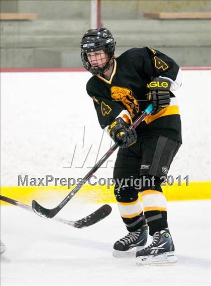 Thumbnail 2 in St. Croix Valley (River Falls) vs Eveleth-Gilbert (Schwan Cup) photogallery.