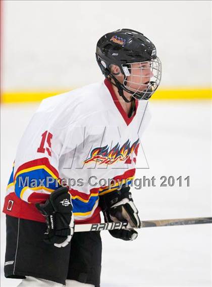 Thumbnail 2 in St. Croix Valley (River Falls) vs Eveleth-Gilbert (Schwan Cup) photogallery.