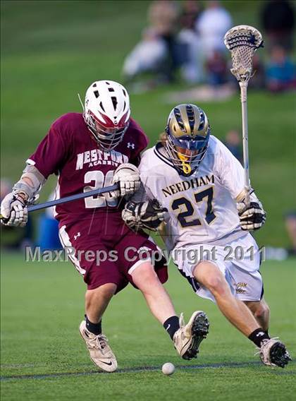 Thumbnail 2 in Westford Academy vs. Needham (MIAA Division 1 East 1st Round) photogallery.