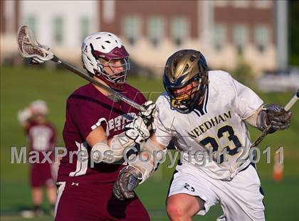 Thumbnail 2 in Westford Academy vs. Needham (MIAA Division 1 East 1st Round) photogallery.