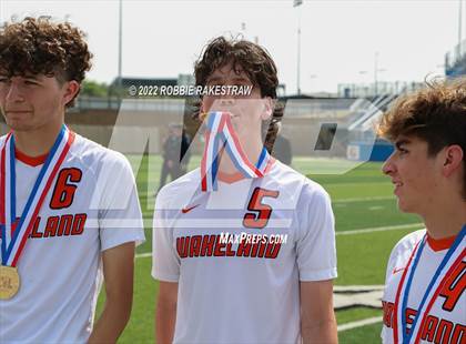 Thumbnail 2 in Wakeland vs. Dripping Springs (UIL 5A Boys Soccer State Final) photogallery.