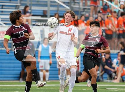 Thumbnail 3 in Wakeland vs. Dripping Springs (UIL 5A Boys Soccer State Final) photogallery.