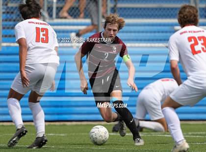 Thumbnail 2 in Wakeland vs. Dripping Springs (UIL 5A Boys Soccer State Final) photogallery.