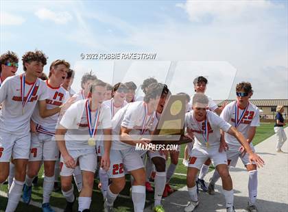 Thumbnail 3 in Wakeland vs. Dripping Springs (UIL 5A Boys Soccer State Final) photogallery.