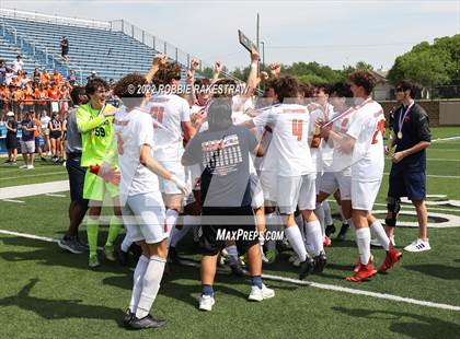 Thumbnail 2 in Wakeland vs. Dripping Springs (UIL 5A Boys Soccer State Final) photogallery.