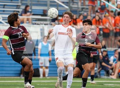 Thumbnail 2 in Wakeland vs. Dripping Springs (UIL 5A Boys Soccer State Final) photogallery.