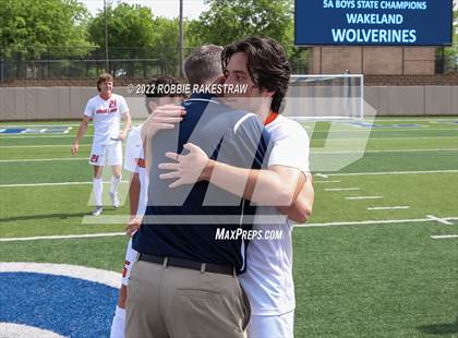 Thumbnail 1 in Wakeland vs. Dripping Springs (UIL 5A Boys Soccer State Final) photogallery.