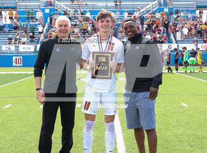 Thumbnail 2 in Wakeland vs. Dripping Springs (UIL 5A Boys Soccer State Final) photogallery.
