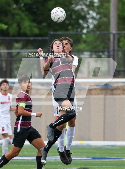 Thumbnail 3 in Wakeland vs. Dripping Springs (UIL 5A Boys Soccer State Final) photogallery.