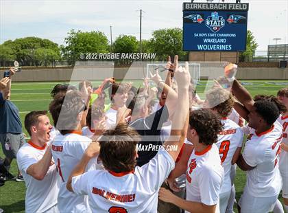 Thumbnail 1 in Wakeland vs. Dripping Springs (UIL 5A Boys Soccer State Final) photogallery.