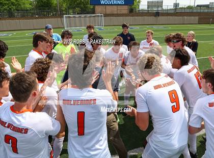 Thumbnail 2 in Wakeland vs. Dripping Springs (UIL 5A Boys Soccer State Final) photogallery.