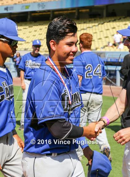 Thumbnail 3 in Chatsworth vs. El Camino Real (CIF L.A. City Section D1 Final) photogallery.