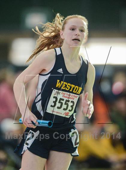 Thumbnail 3 in CIAC State Indoor Track Championships (Open Girls) photogallery.