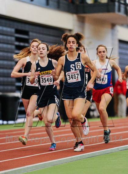 Thumbnail 2 in CIAC State Indoor Track Championships (Open Girls) photogallery.