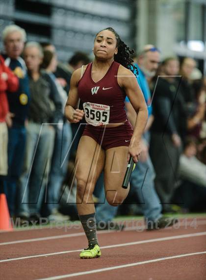 Thumbnail 1 in CIAC State Indoor Track Championships (Open Girls) photogallery.
