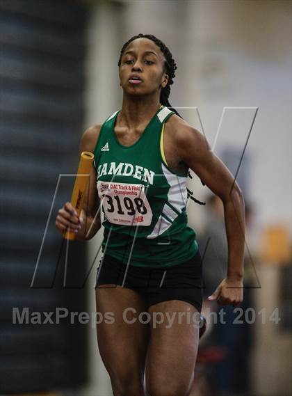 Thumbnail 2 in CIAC State Indoor Track Championships (Open Girls) photogallery.